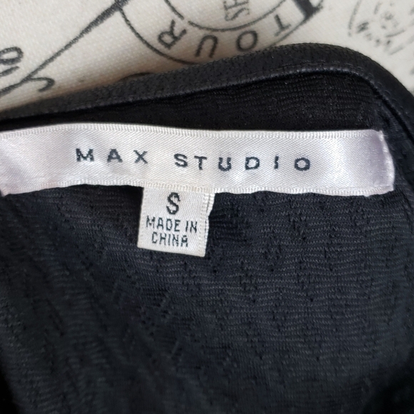 {Max Studio} Black top skirt outfit dress Size 🔥 - Picture 8 of 8